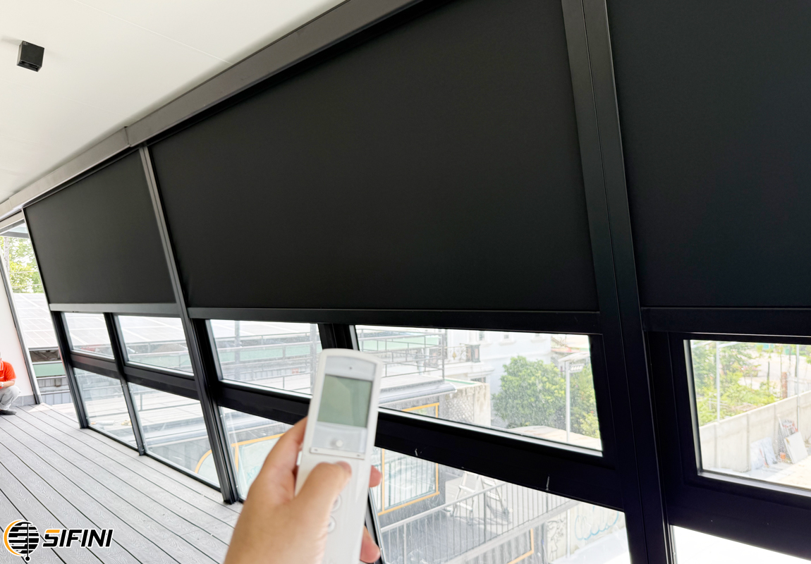 Rèm zipper ngoài trời