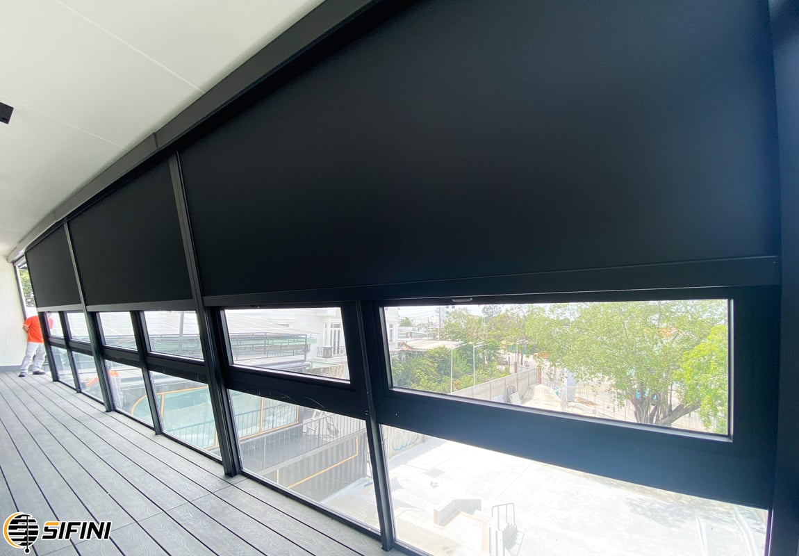 Rèm zipper ngoài trời