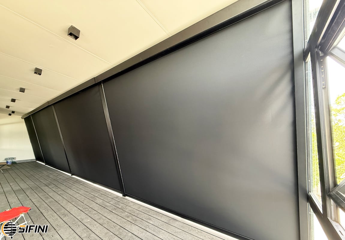 Rèm zipper ngoài trời