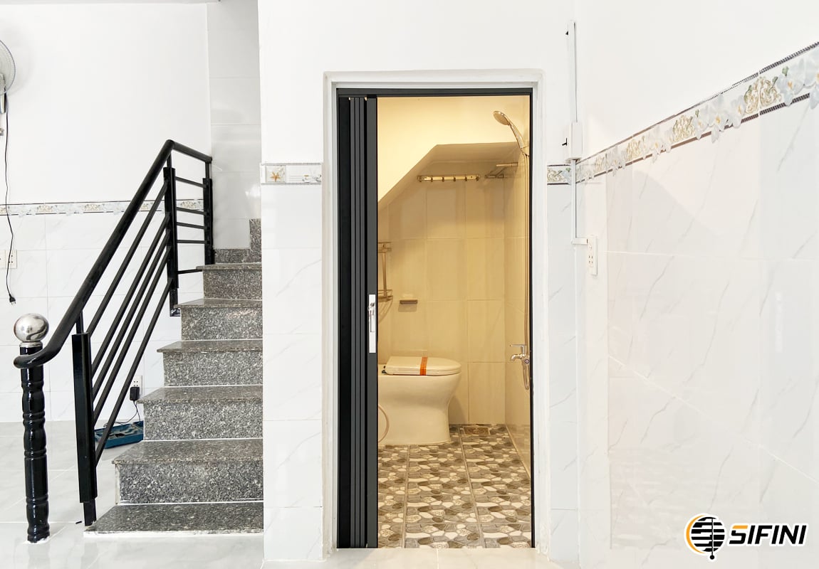 Cửa xếp lá nhôm nguyên tấm