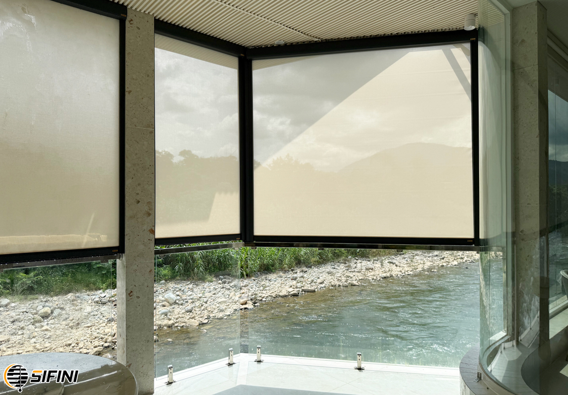 Rèm zipper ngoài trời