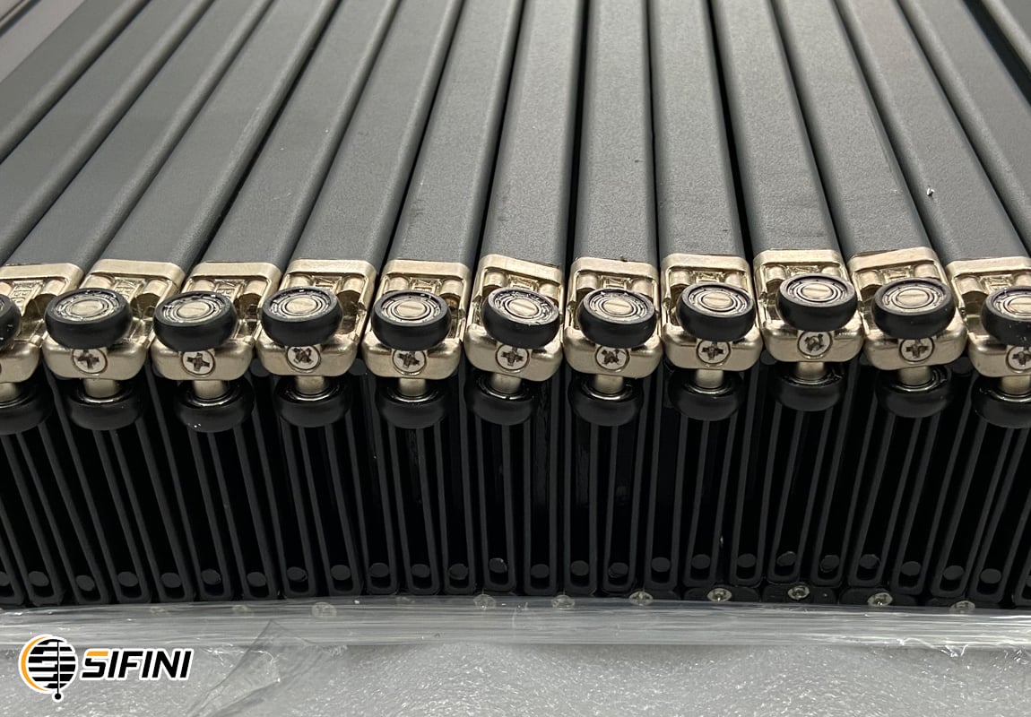 Cửa xếp lá nhôm nguyên tấm