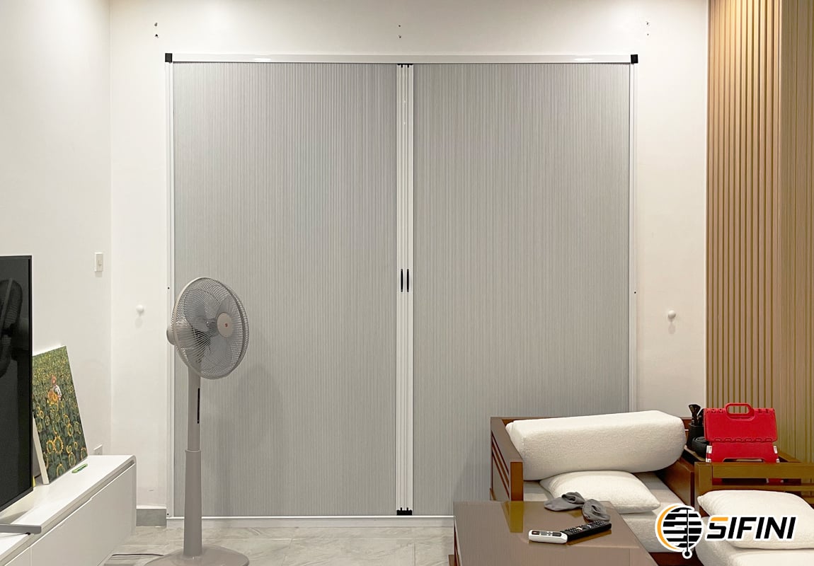 Rèm tổ ong cửa đi