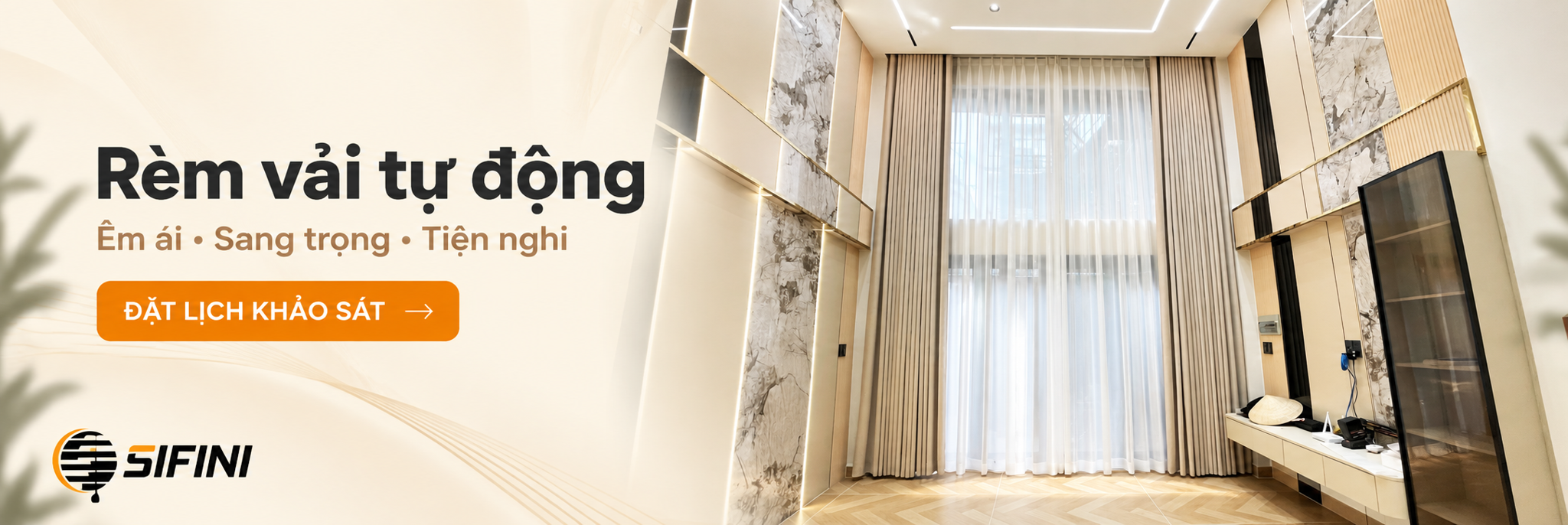 Rèm vải tự động