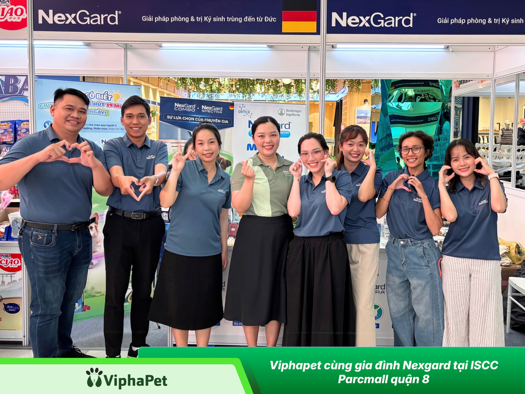 ViphaPet cùng gia đình NexGard đồng hành tại sự kiện ISCC – Parc Mall 03-04/10/20026