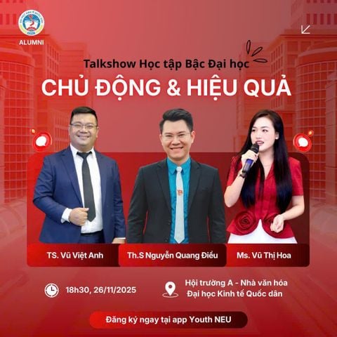 RECAP SỰ KIỆN TALKSHOW “HỌC TẬP BẬC ĐẠI HỌC – CHỦ ĐỘNG & HIỆU QUẢ”