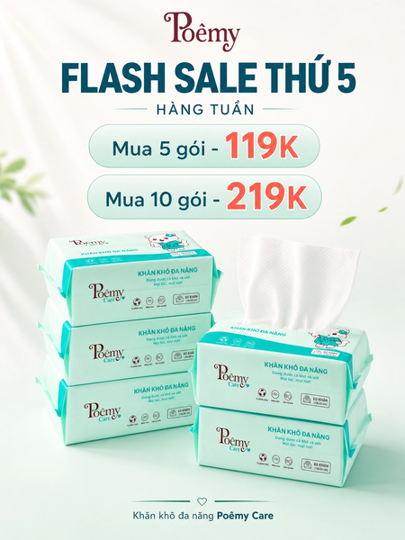 ⚡️ FLASH SALE 48H - THỨ 5 RỘN RÀNG, SĂN DEAL KHĂN KHÔ GIÁ SỐC! ⚡️