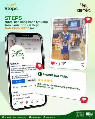 STEPS - Cải thiện hội chứng bàn chân bẹt 
