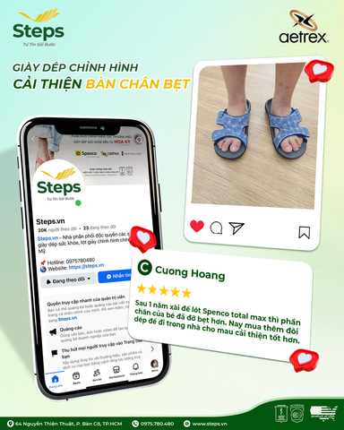Hành trình cải thiện bàn chân bẹt cho bé – Ba mẹ đã tin chọn STEPS