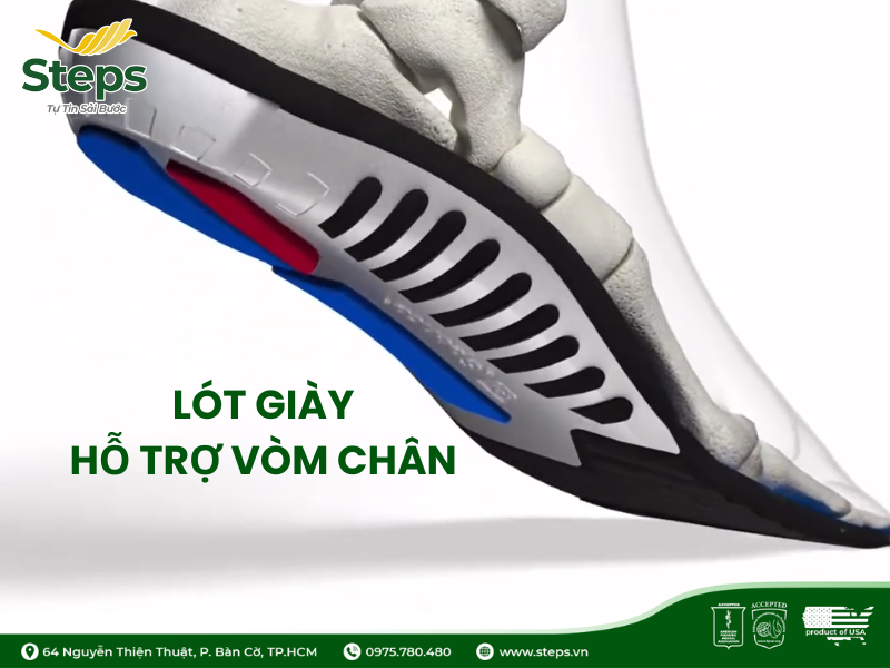 Lót giày hỗ trợ vòm chân đúng chuẩn là gì? Cách chọn cho người chạy bộ