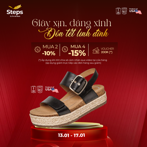 GIÀY XỊN, DÁNG XINH - ĐÓN TẾT LINH ĐÌNH CÙNG STEPS.VN