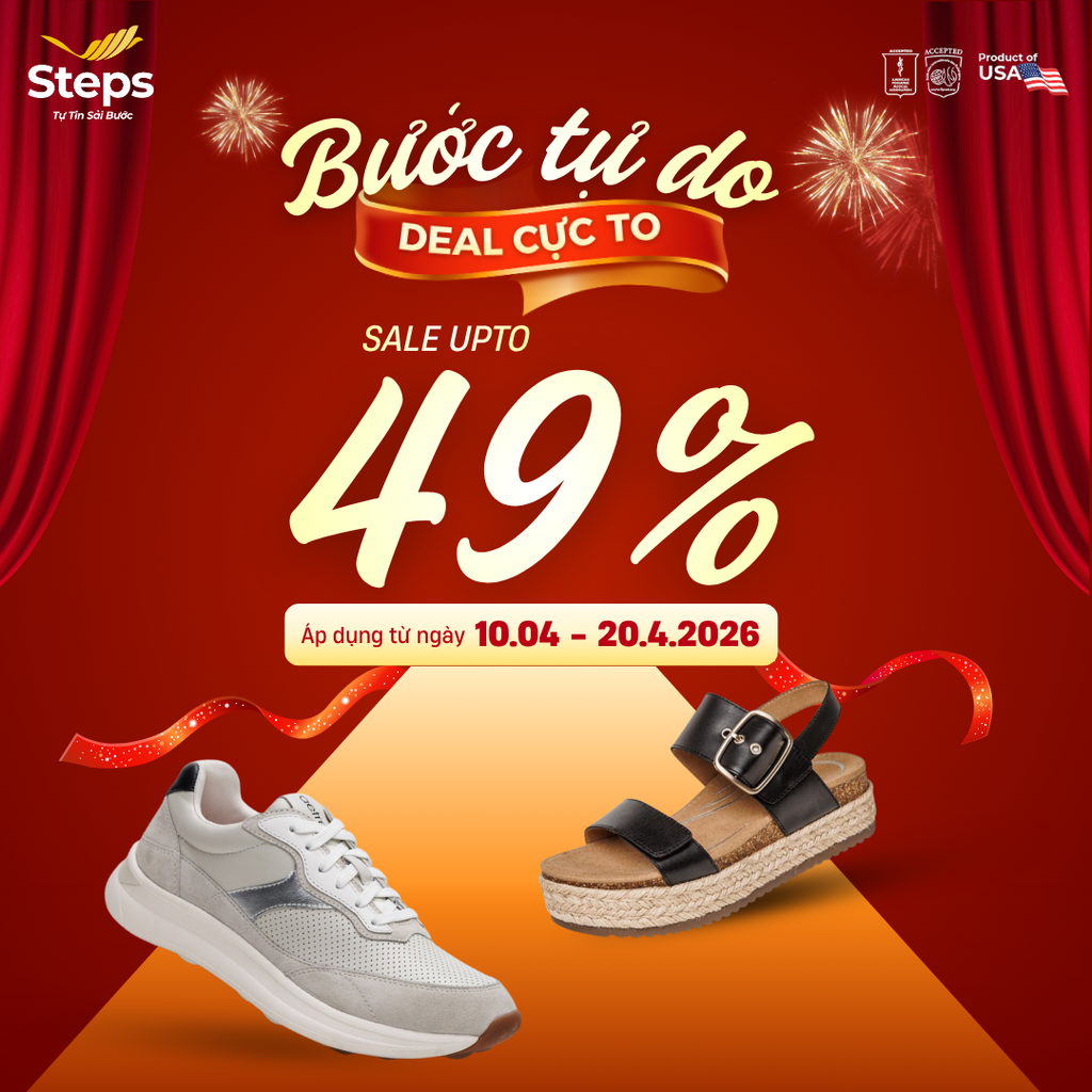 Bước Tự Do, Deal Cực To - SALE UPTO 49%