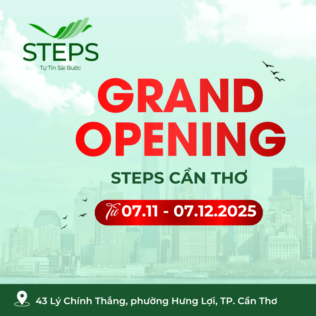 STEPS chính thức có mặt tại Cần Thơ!