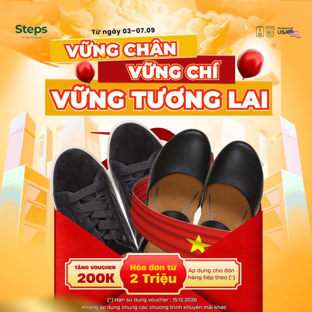 💚 VỮNG CHÂN – VỮNG CHÍ – VỮNG TƯƠNG LAI! 🎁TIẾP BƯỚC HÀNH TRÌNH, NHẬN NGAY VOUCHER 200K