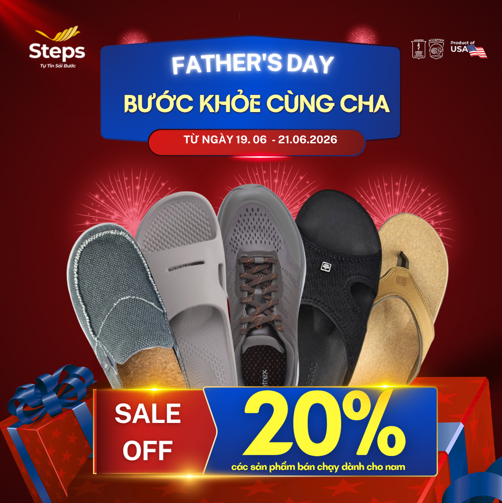 FATHER'S DAY - BƯỚC KHOẺ CÙNG CHA - SALE OFF 20%