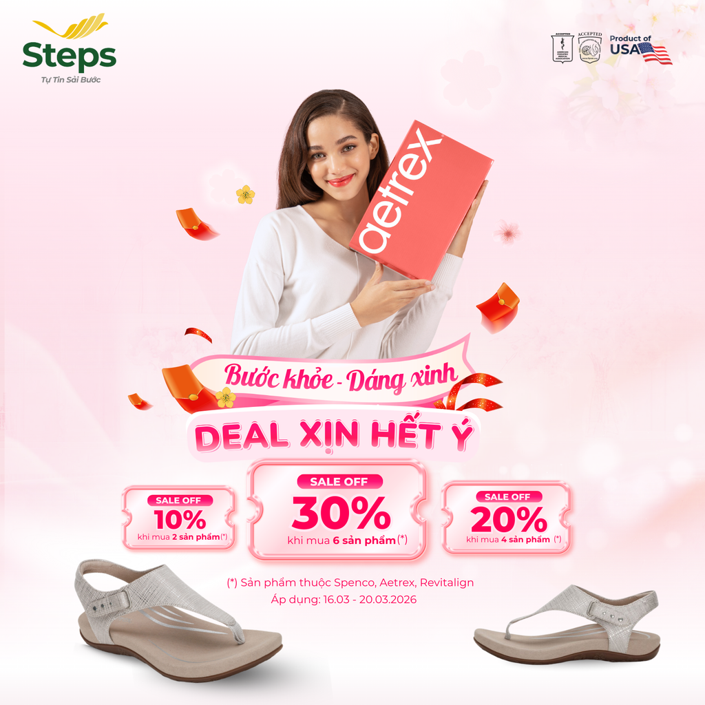 BƯỚC KHOẺ - DÁNG XINH - DEAL XỊN HẾT Ý CÙNG STEPS.VN