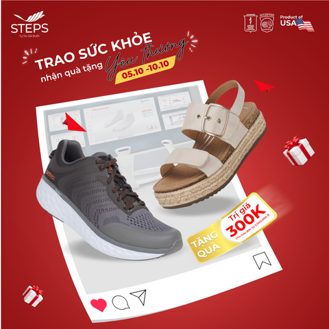 NHẬN NGAY QUÀ TẶNG YÊU THƯƠNG TRỊ GIÁ 300.000Đ tại STEPS.VN