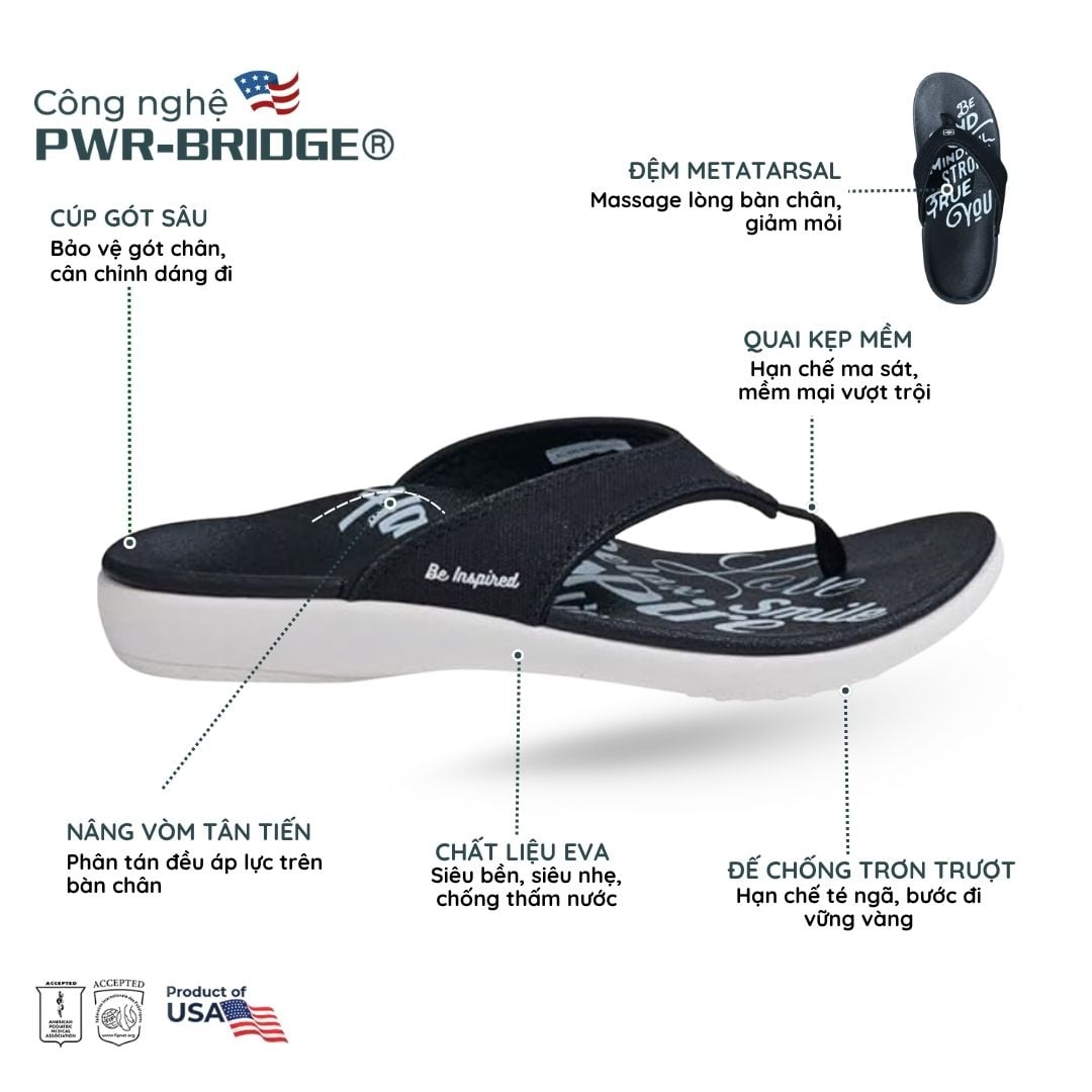 Spenco Yumi Inspire Black