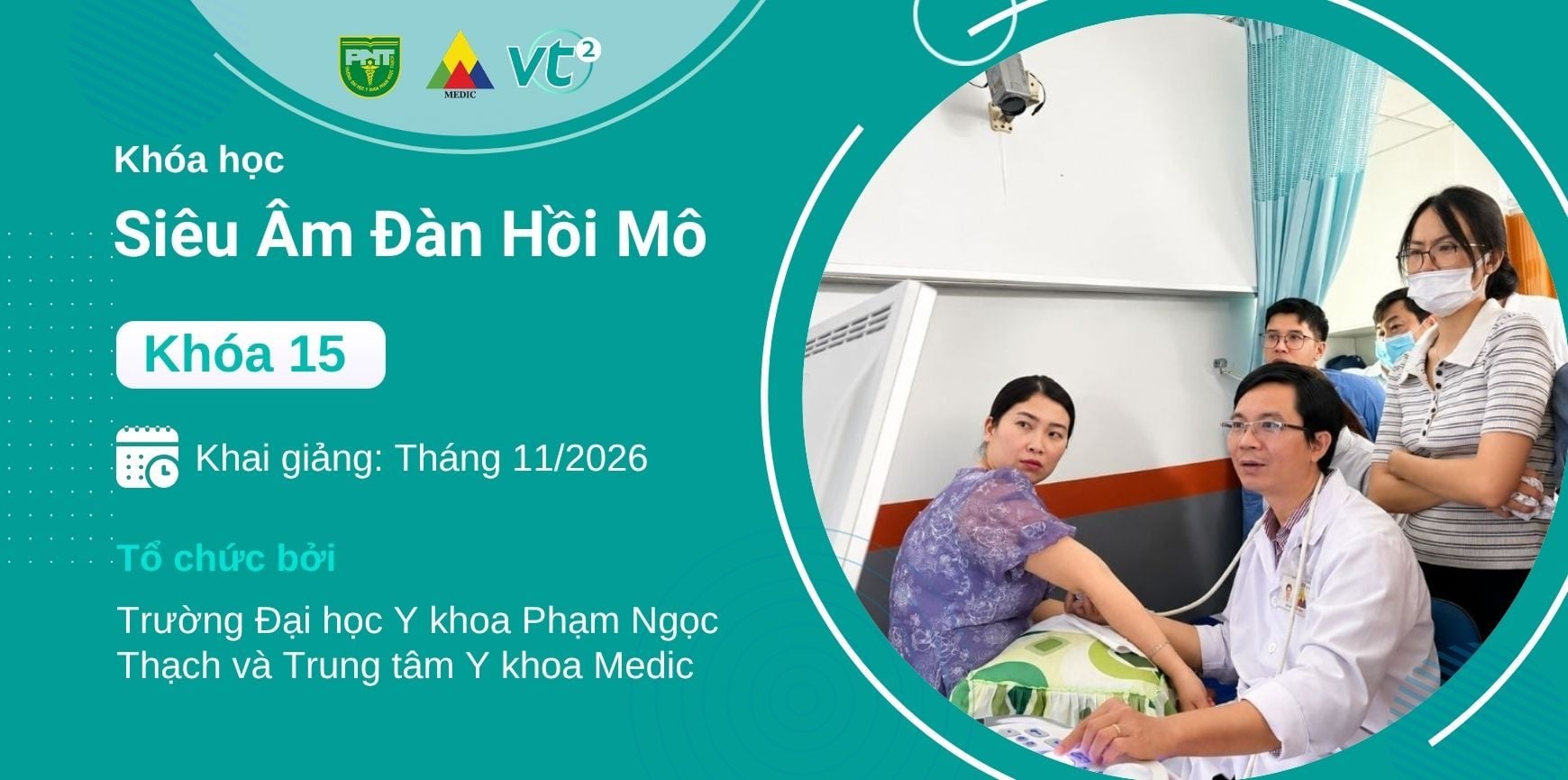 [Khóa 15] Siêu âm Đàn hồi mô - Tháng 11/2026