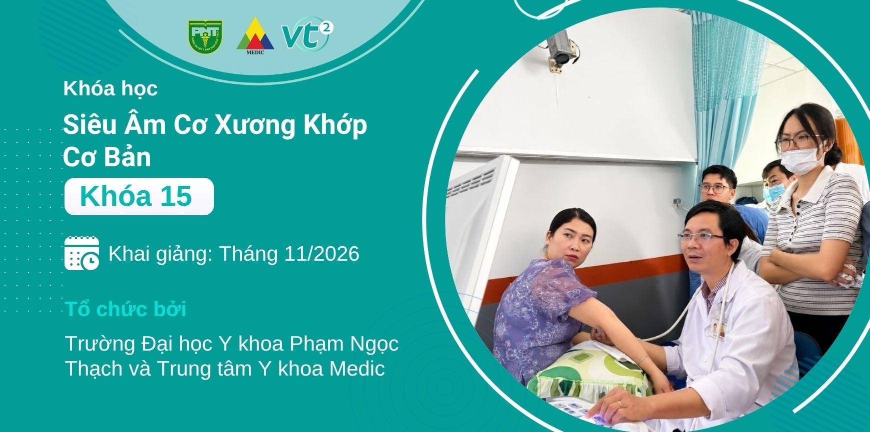 [Khóa 15] Siêu âm Cơ xương khớp cơ bản - Tháng 11/2026