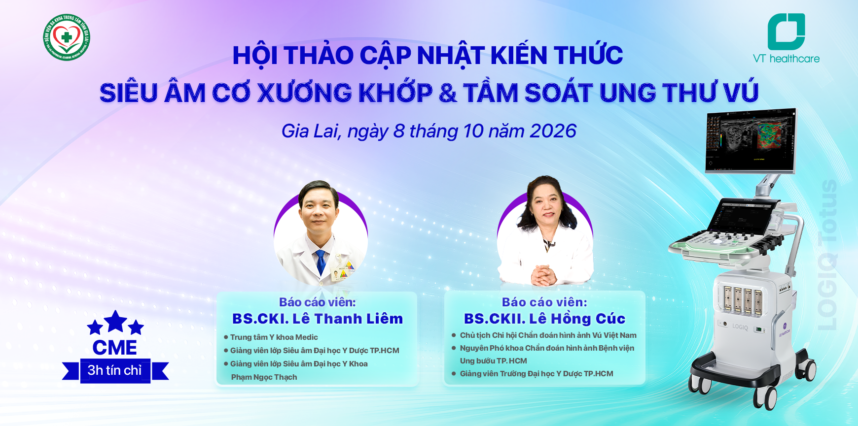 [GIA LAI] Hội thảo cập nhật kiến thức Siêu âm Cơ xương khớp và Tầm soát ung thư vú
