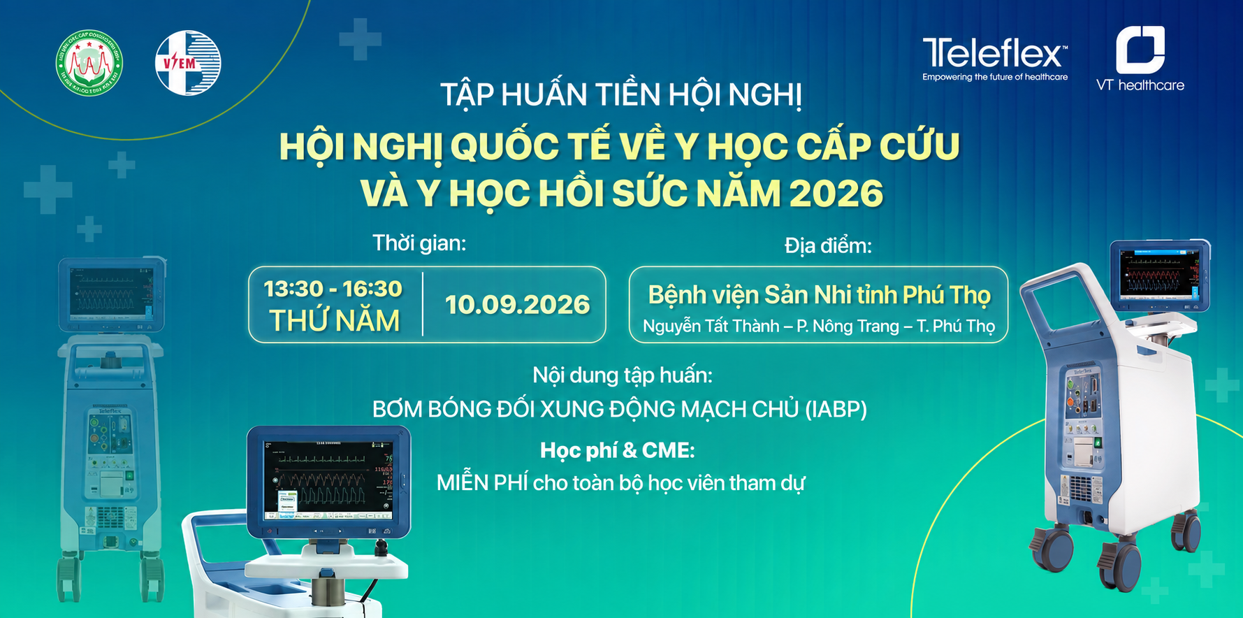 Tập huấn tiền Hội nghị Quốc tế về Y học Cấp cứu và Y học Hồi sức năm 2026