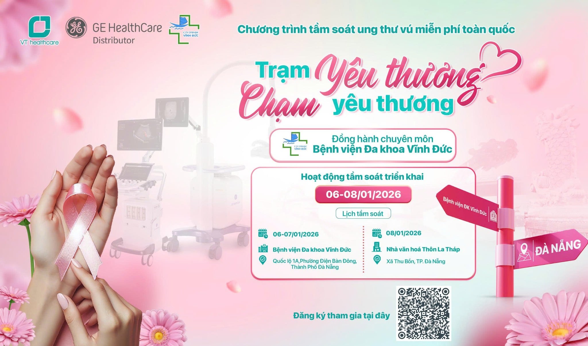 Thông cáo báo chí: Phát động chiến dịch tầm soát ung thư vú miễn phí: “Trạm yêu thương, Chạm yêu thương