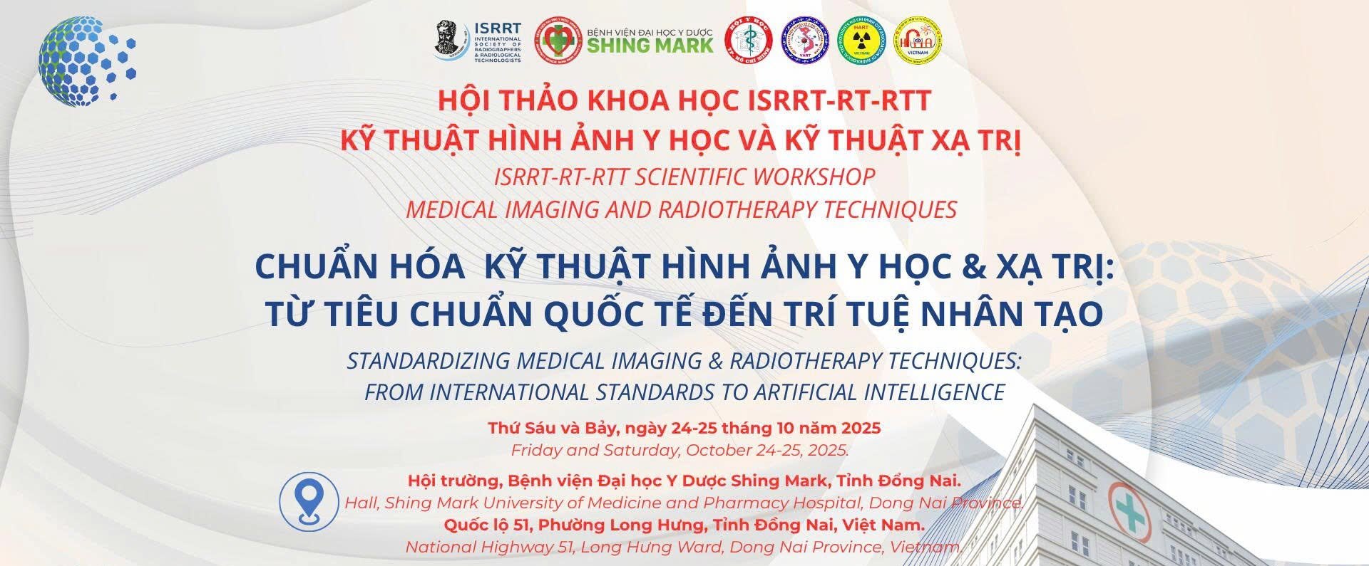 Hội thảo khoa học ISRRT-RT-RTT Kỹ thuật hình ảnh Y học và Kỹ thuật xạ trị 2025
