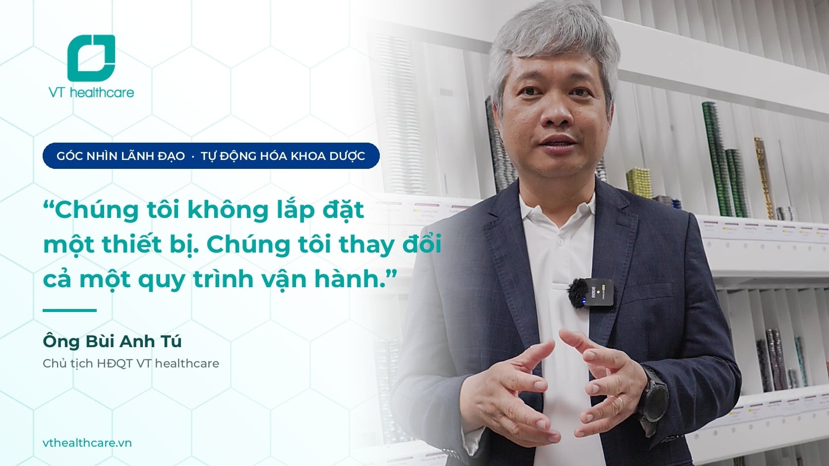 Tự động hóa khoa Dược: Bắt đầu từ bài toán vận hành, không phải từ một thiết bị