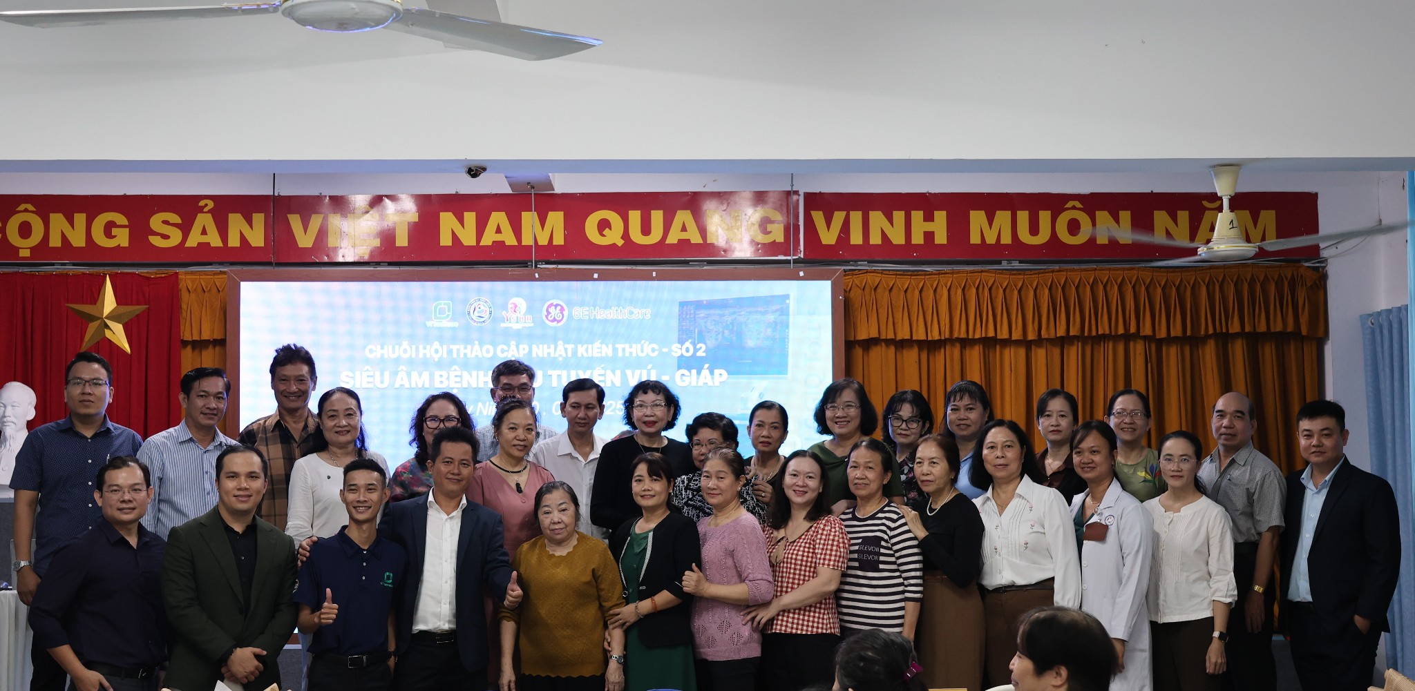 Tổng kết Hội thảo “Siêu Âm Bệnh lý U Tuyến Vú – Giáp” tại BVĐK Long An