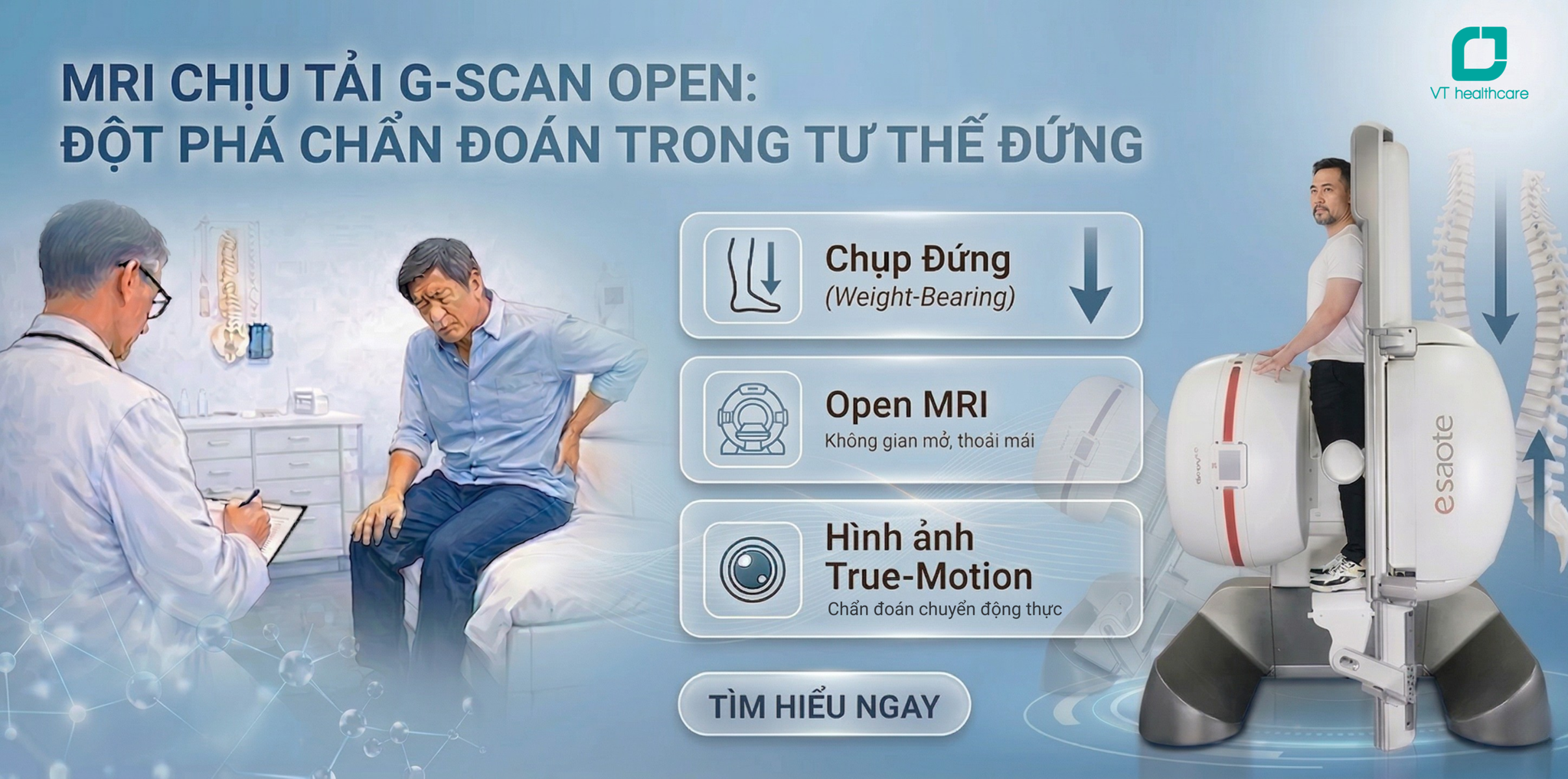 MRI Chịu Tải G-scan Open: Khi Hình Ảnh Phản Ánh Đúng Cách Cơ Thể Vận Động
