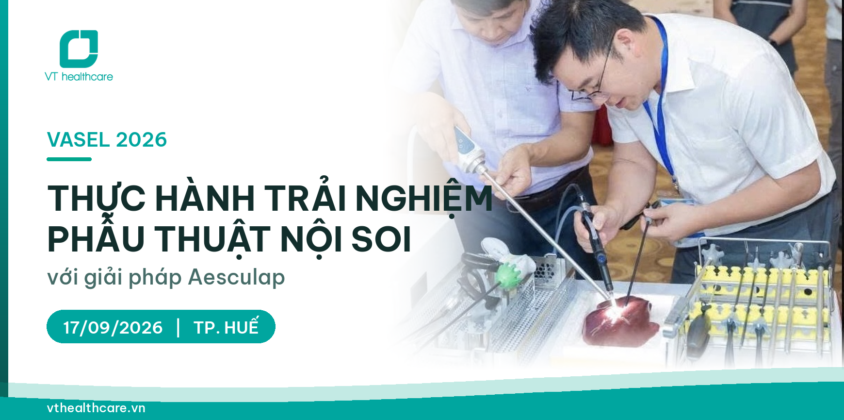 VASEL 2026: Thực hành trải nghiệm phẫu thuật nội soi trên mô động vật