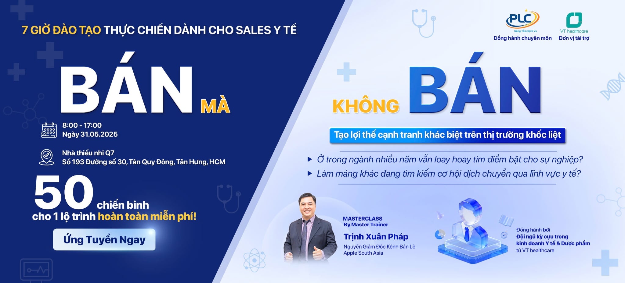 Sales thiết bị vật tư y tế: Khi