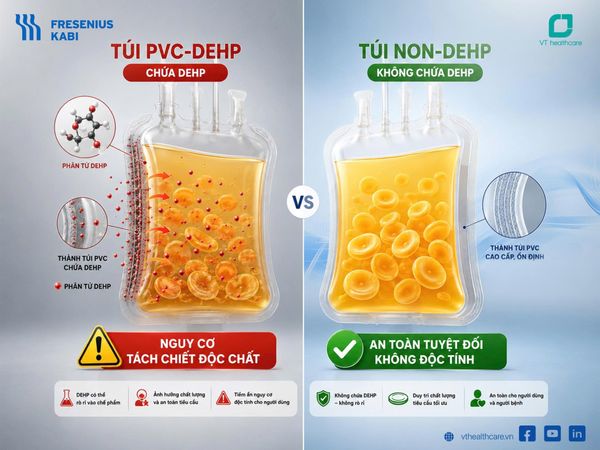 Vật liệu Non-DEHP và tiêu chuẩn an toàn truyền máu trong kỷ nguyên mới