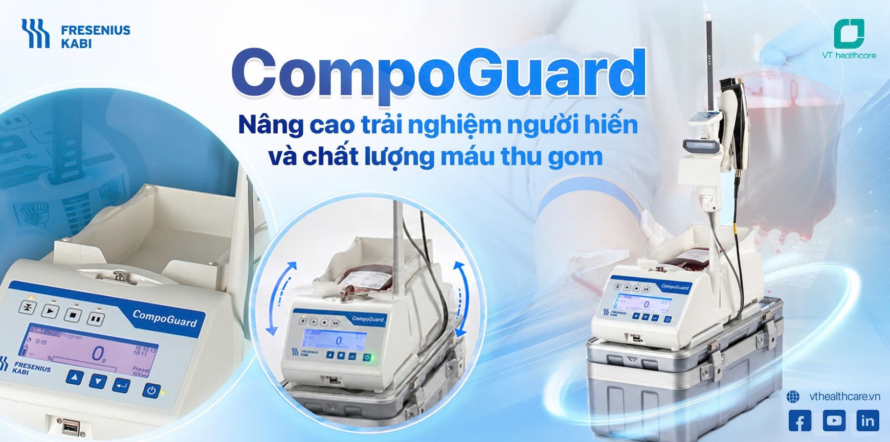 An toàn cho người hiến, chất lượng cho chế phẩm: Giải pháp toàn diện từ CompoGuard Complete