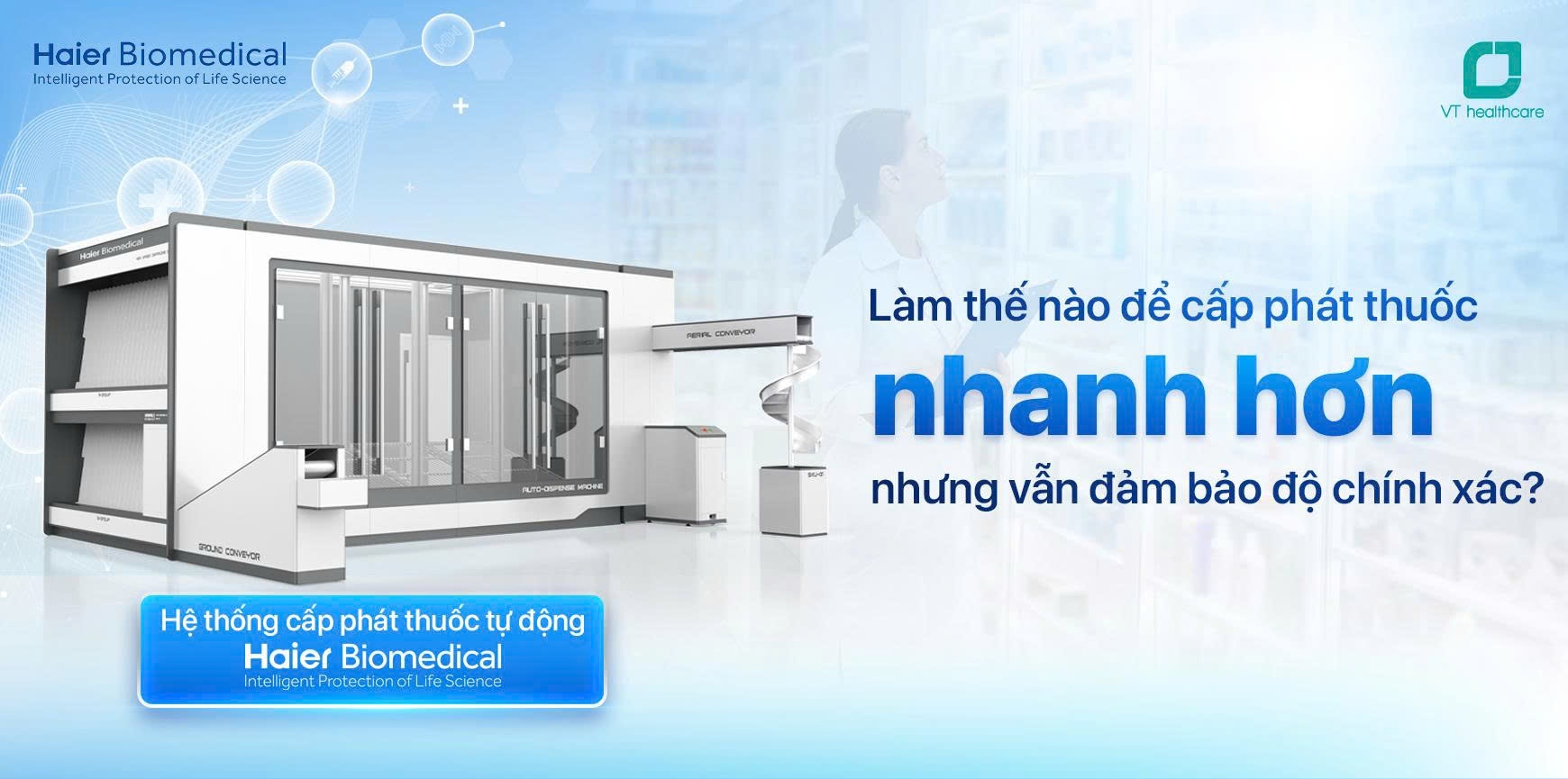 Làm thế nào để cấp phát thuốc nhanh hơn nhưng vẫn đảm bảo độ chính xác?