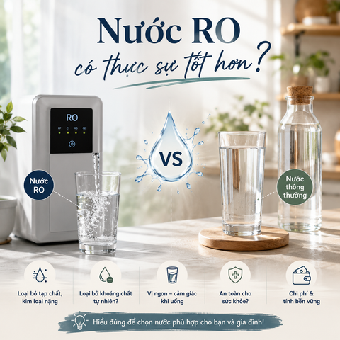 Nước RO có thực sự tốt hơn không?