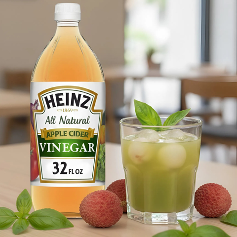 Giấm Táo Heinz: Bí mật đứng sau ly Trà Matcha Vải ( MATCHA LYCHEE TEA)