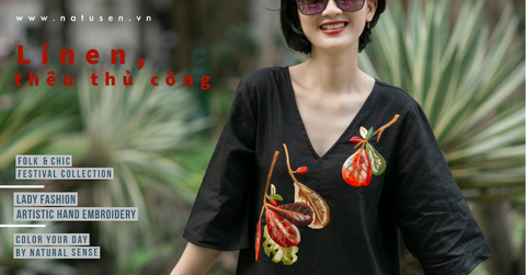 TẢN MẠN VỀ THÊU TAY LÁ BÀNG CỦA NATUSEN