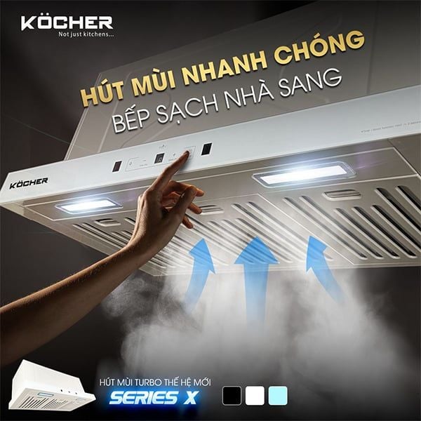 Máy hút mùi Kocher TURBO X350D/T/N