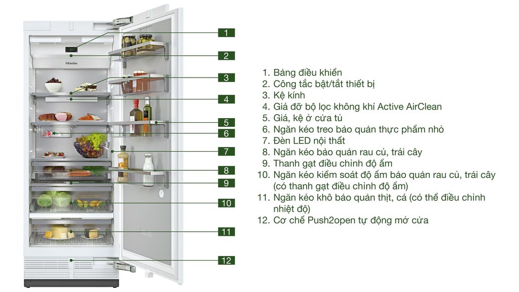 Tủ Mát Âm Tủ MasterCool K 2802 Vi