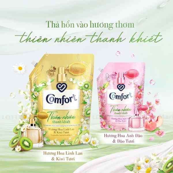 Comfort Thiên Nhiên Thanh Khiết - Đồng Hành Nâng Niu Từng Khoảnh Khắc Giặt Giũ