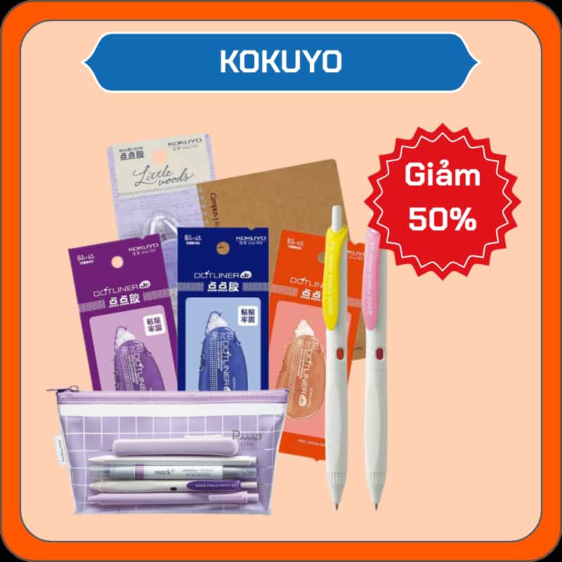 Kokuyo Giảm 50%
