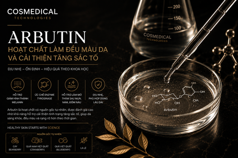 Arbutin là gì? Hoạt chất giúp làm đều màu da và cải thiện tăng sắc tố theo khoa học