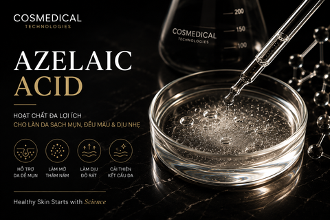 Azelaic Acid là gì? Hoạt chất đa năng giúp cải thiện mụn, thâm và da nhạy cảm