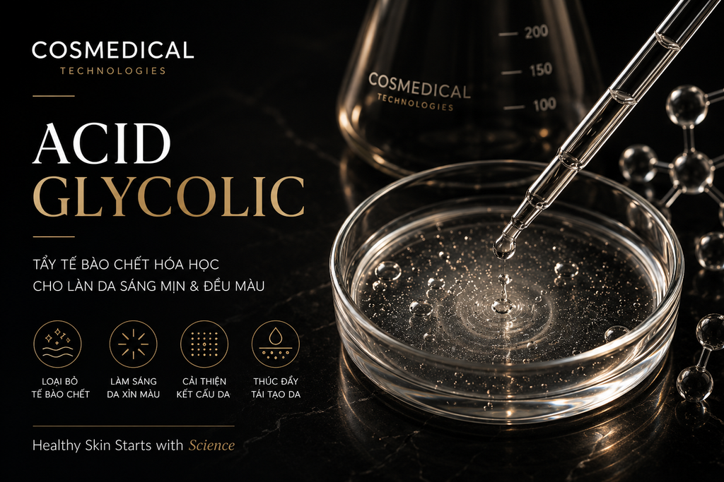 Glycolic Acid là gì? Vì sao đây là AHA được nghiên cứu nhiều nhất trong chăm sóc da?