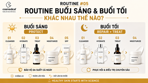 ROUTINE #05 — Routine buổi sáng và buổi tối khác nhau thế nào?