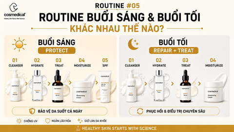 ROUTINE #05 — Routine buổi sáng và buổi tối khác nhau thế nào?