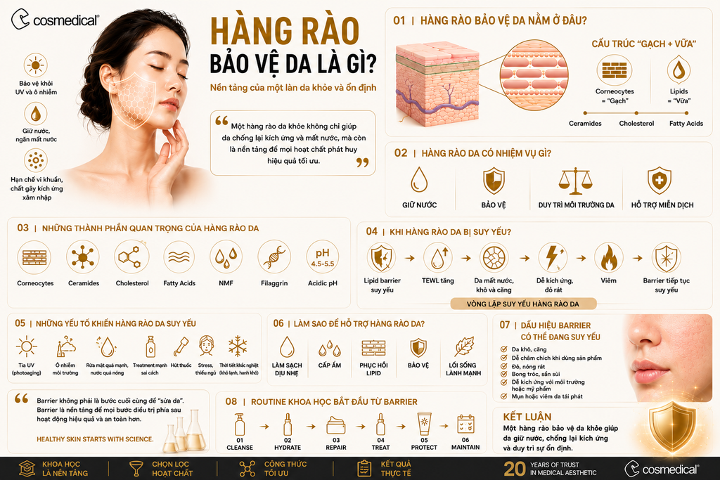 Hàng rào bảo vệ da là gì?