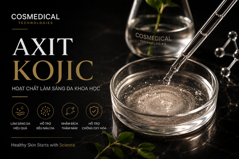 Kojic Acid là gì? Vì sao đây là hoạt chất làm sáng da được sử dụng rộng rãi trong da liễu?